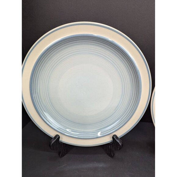 Epoch Cool Sea 5001 Korea 34471 Replacement 10 1/2 Inch Dinner Plate Lot of 2 - Picture 2 of 8